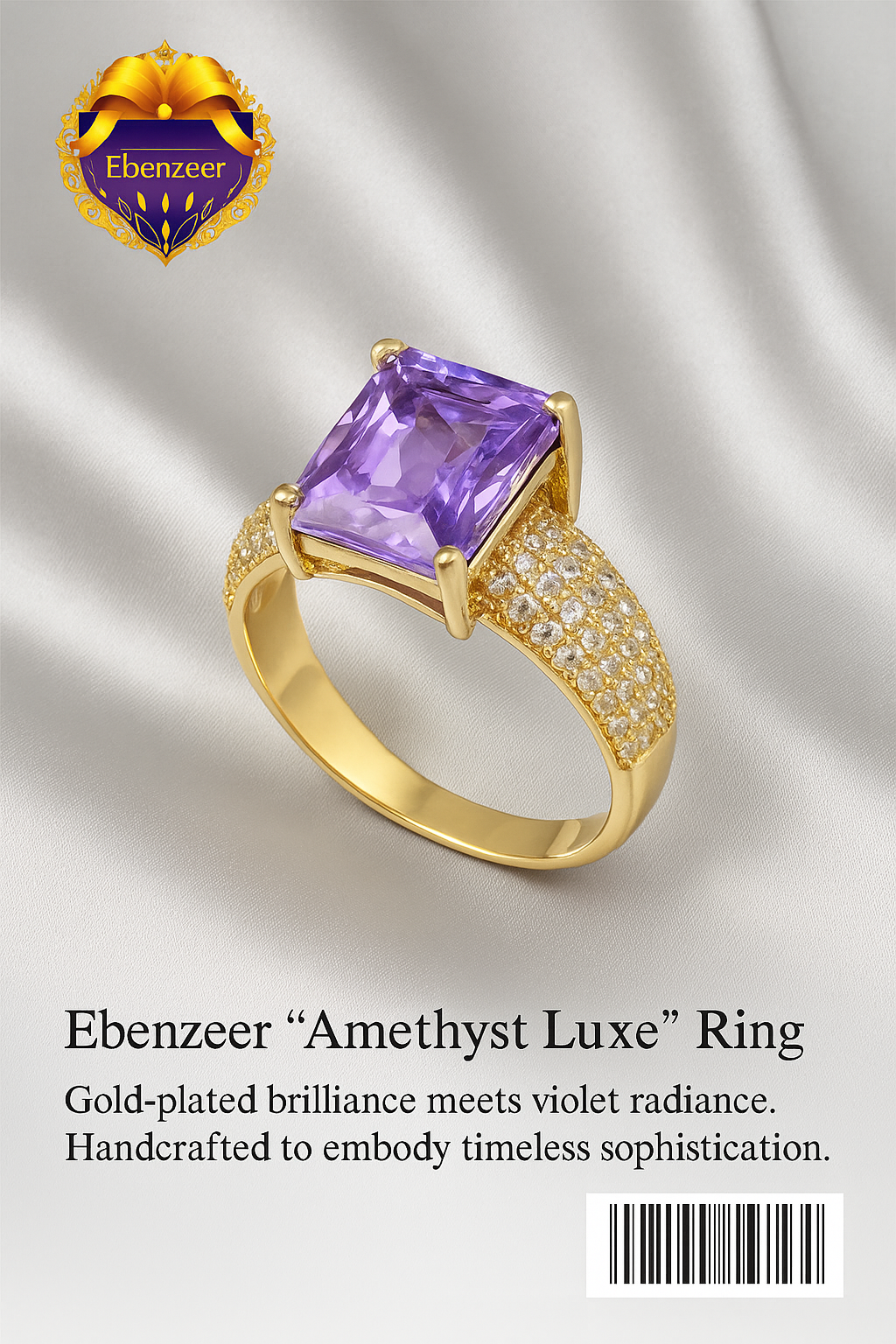 Amethyst Luxe Ring