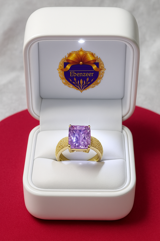 Amethyst Luxe Ring (White Box)