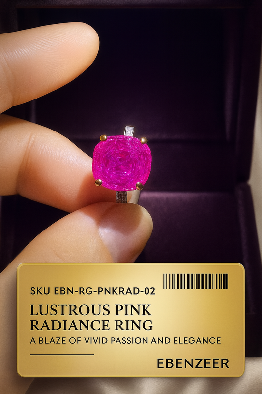Lustrous Pink Radiance Ring