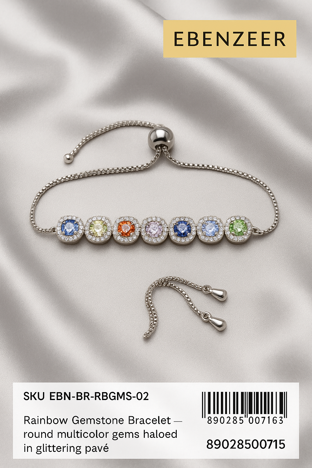 Rainbow Gemstone Bracelet