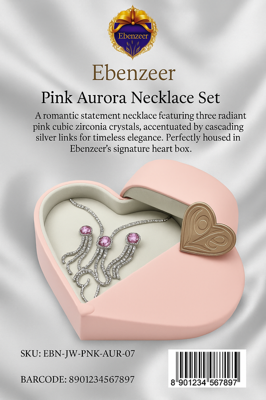 Pink Aurora Necklace Set